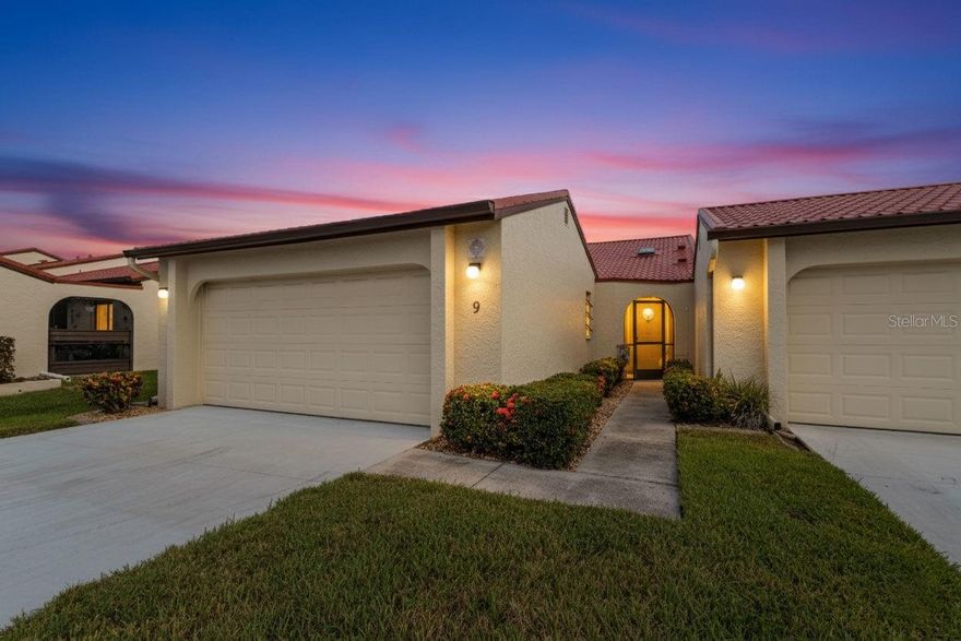 One or more photo(s) has been virtually staged. Ultimate relaxed lifestyle at the Villas of Bal Harbor in Punta Gorda Isles! 
Discover waterfront living at its finest in Punta Gorda Isles, one of the most desirable boating communities in Southwest Florida. This beautifully updated, end unit villa features 3 bedrooms, 2 baths, villa with a 2-car garage offers the perfect blend of comfort, convenience, and canal-front tranquility. The 3rd bedroom is a Flex Room featuring built in bookshelves and it has a closet so it truly is a bedroom! 
Enjoy direct, no bridge, boating access to Charlotte Harbor via Buckley Pass, with the Gulf of Mexico and Boca Grande Pass just beyond. Your assigned dock—equipped with water and electric—is ready for your powerboat or sailboat.
Inside, an open floor plan features vaulted ceilings, skylights, tile flooring, and water views from nearly every room. The kitchen shines with soft-close cabinetry, a large pantry, breakfast bar, and wet bar, ideal for entertaining. The primary suite includes an en-suite bath, 2 large walk-in closets and a sliding glass door for private lanai access, while the enclosed sunroom provides a relaxing spot to watch boats drift by and you may occasionally see dolphins, manatees, snook, tarpons, ospreys, eagles and more. 
The Villas of Bal Harbor is a small, friendly community with just 27 residences, a heated pool, and beautifully maintained grounds. Recent upgrades include new metal roofs, a replaced seawall (2021–22), and fresh exterior paint (2022). The units are above 9ft elevation which is great for insurance and all windows and doors feature hurricane shutters – either accordion, manual panels or electric Kevlar over the lanai. The unit did not have any flooding  from the 2024 fall storms. 
Enjoy an unbeatable location close to Fishermen’s Village, St. Andrews South Golf Club, and historic downtown Punta Gorda, where you’ll find waterfront parks, dining, and boutique shopping with fun events throughout the year. Gulf coast beaches are a short drive away along with quick access to Punta Gorda airport and I-75 for trips to bigger metro areas like Tampa or Ft Myers.
Move-in ready and sold furnished, this is your opportunity to embrace the Florida boating lifestyle in a premier waterfront setting. Call for your private tour today!