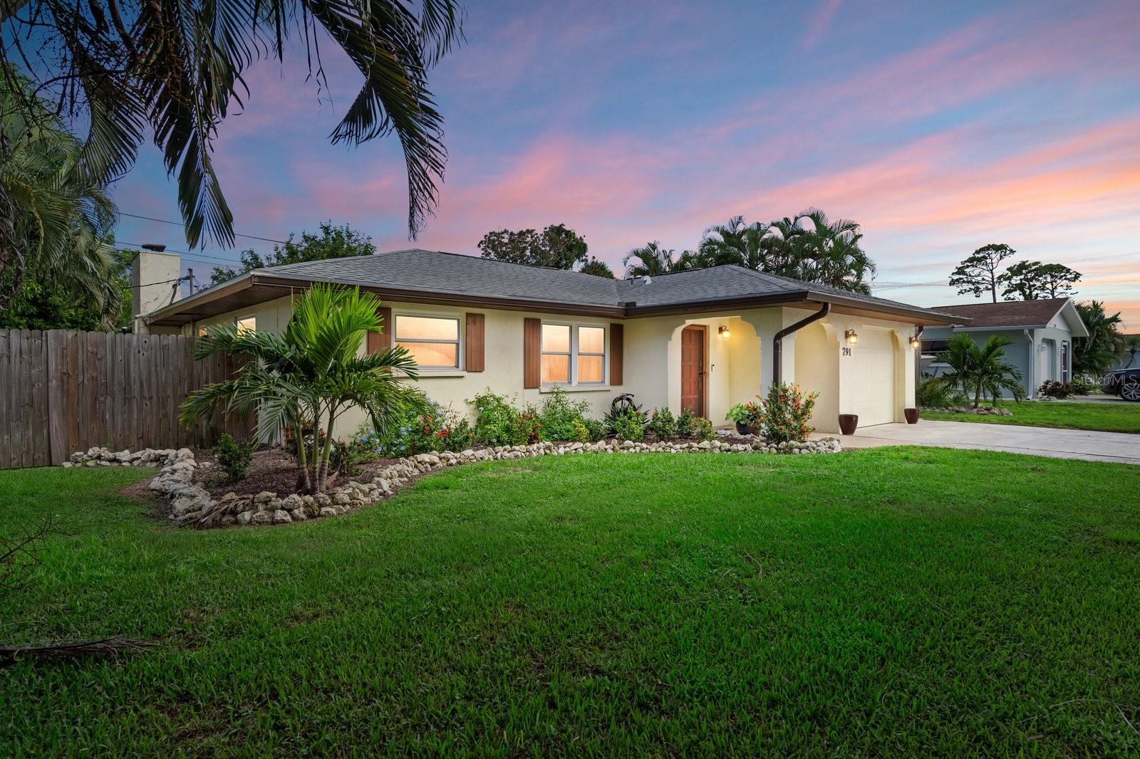 This Charming South Venice POOL home is MOVE-IN-READY with optional furnishings and features 2 BEDROOMS PLUS a DEN / FLEX ROOM that can easily be converted to a third bedroom to accommodate various arrangements. Both the home and yard have been excellently-maintained. A living fence of beautiful lush palms provides privacy in the front, while the fully-fenced backyard is perfect for pets and is spacious enough to store a boat or other toys. The large POOL and deck area has enough space to accommodate outdoor dining, lounging or even an outdoor kitchen installation if desired. On cooler nights, cozy up next to the stone FIREPLACE in the bonus family room! Storm Mitigation includes IMPACT RESISTANT WINDOWS & DOORS throughout, and a Helical Pier Foundation Support System to ensure foundation and structure durability for years to come. The neighborhood has NO HOA; no restrictions and no required fees. Enjoy a short bike or golf cart ride to the SOUTH VENICE BEACH FERRY that will escort you to and from tropical South Venice Beach! The community boat ramp is also just 2 miles away . Just 4 miles to SHARKY'S PIER on the Water and a 40 minute drive to world famous SIESTA KEY BEACH.
The perfect vacation home or investment property!
This home had *NO* STORM DAMAGE | Roof Replaced 2019 | HVAC 2023 | Well Pump 2017 | Foundation Supports 2023 | Hot Water Tank 2019 | Hurricane Impact Windows 2018 | New Pool Pump 2022 |
CALL TODAY FOR MORE INFORMATION!