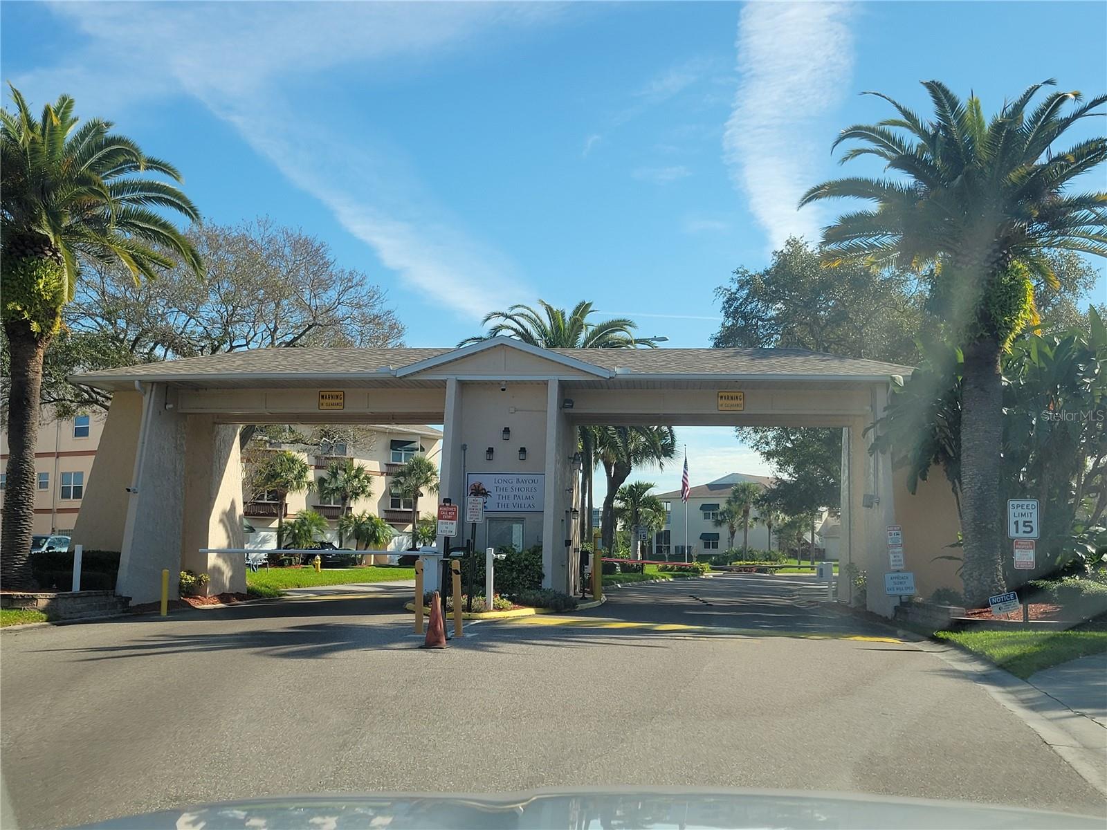 One Bed Room One Bath Condo on the Second Floor of Building 1. Unit is totally remolded, mint condition move right in this Long Bayou Condo with Gated Security. Long Bayou has many amenities: Clubhouse & Library, Fitness Center, Auditorium, Heated Pool & Spa, Shuffleboard, Pickle Ball, Tennis Courts. Spacious Fla Room that can be set up as a 2nd Bed Room for guests. Also has a storage closet.