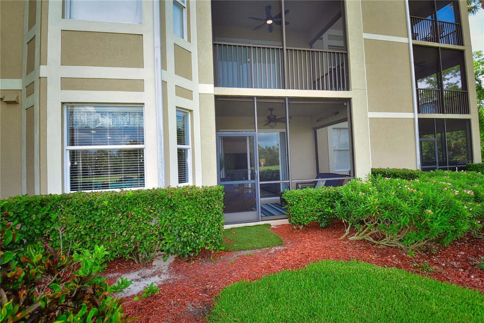 Welcome to your dream oasis – a stunning 2-bedroom, 2-bathroom furnished condo located within the highly sought after and secure guard-gated community of a 27-hole Arthur Hills designed golf course. This immaculate condo has been thoughtfully updated throughout, promising a life of luxury and comfort. Step inside, and you'll immediately be captivated by the elegant ambiance created by the tasteful furnishings and modern finishes. The heart of this condo is the impressive kitchen, complete with gorgeous granite countertops and a convenient breakfast bar, perfect for enjoying casual meals or entertaining guests. Adjacent to the kitchen, a charming breakfast area awaits, ideal for savoring your morning coffee while overlooking the picturesque surroundings. For more formal gatherings, a spacious dining room provides an intimate setting to share meals with loved ones or host special occasions. The family room, bathed in natural light, offers a relaxing space to unwind and create lasting memories. One of the highlights of this condo is the screened lanai, where you can bask in the beauty of nature and enjoy the scenic views of the 7th hole of the pristine golf course. The lanai is an excellent spot to sip on a refreshing drink, read a book, or simply embrace the tranquility of the outdoors. Within the community, indulge in resort-style living with access to a dazzling pool, a true oasis on sunny days. Whether you seek to lounge poolside with a good book or take a refreshing dip, this pool area is designed for relaxation and enjoyment. Additionally, the clubhouse provides an array of amenities, fostering a sense of community and offering spaces for socializing or hosting events. And for those seeking a bit of tropical flair, a charming tiki bar adds a touch of the exotic to your leisure time. Living in this enchanting condo means having exclusive access to a haven of leisure, all while being surrounded by the lush greenery of the meticulously designed golf course. The combination of modern updates, breathtaking views, and resort-style amenities makes this furnished condo an absolute gem. Whether you're a golf enthusiast, a nature lover, or simply someone seeking a country club lifestyle, this condo has everything you could desire and more. Embrace the epitome of luxury living in this guard-gated paradise.