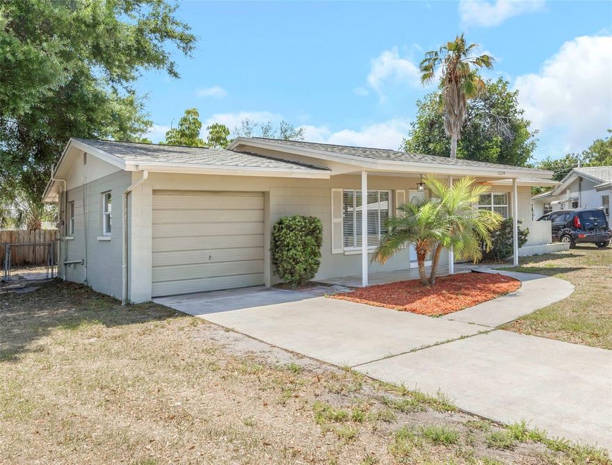 Beautiful 2-bedroom, 1-bath home situated on a quiet cul-de-sac in a desirable Seminole school district. This well-maintained property features a new roof and a newer A/C system for added peace of mind. Inside, you'll find a spacious living room perfect for relaxing or entertaining.

The kitchen offers a generously sized pantry, ample cabinet storage, and plenty of counter space to satisfy any home chef. The primary bedroom is oversized, with enough room to comfortably accommodate a king-size bed and additional furnishings.

The garage includes washer and dryer hookups, along with an additional toilet for convenience. Step outside to enjoy a nicely sized backyard with plenty of potential for outdoor living, gardening, or play.

Ideally located in Seminole, this home offers unbeatable convenience with the Seminole City Center shopping district less than a mile away, providing easy access to dining, shopping, and entertainment.

A great opportunity to own a charming home in a sought-after location!
