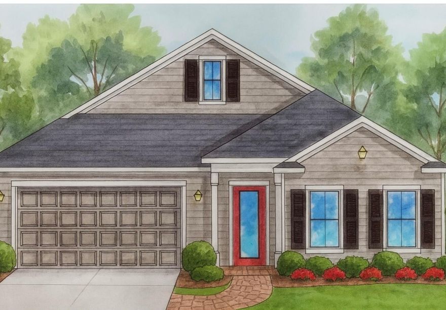 Pre-Construction. To be built. Welcome home to the stunning Chessie Model by Kara Bolton Homes! Priced to include both the homesite and an attractive $5,499 flexible spending allowance; you can use these funds toward a rate buy-down, closing costs, or additional upgrades to make this dream home truly yours. Expertly curated by the Kara Bolton Homes design team, the finishes in this stylish residence can also be personalized to reflect your unique taste. Thoughtfully designed, this 3-bedroom, 2-bath home includes a spacious 2-car garage and perfectly blends timeless elegance with modern comforts. Step inside and experience the airy open-concept layout, featuring soaring 10-foot ceilings and elegant 8-foot doors. Luxury wood-look plank flooring extends throughout the main living areas, offering both durability and sophistication. At the heart of the home, discover a gourmet kitchen designed for culinary excellence and entertaining ease. Highlights include sleek quartz countertops, an undermount sink, solid wood cabinetry with soft-close drawers, and top-of-the-line stainless steel appliances: an energy efficient induction range, vented microwave hood, tall tub dishwasher, and disposal. The generous walk-in pantry provides practical storage space, enhancing the kitchen’s beauty and functionality. The bright and inviting living area effortlessly opens to a covered, fully screened lanai through expansive glass doors, creating an ideal space for relaxation and entertaining in your private indoor-outdoor retreat. The luxurious primary suite offers tranquility and comfort, complete with a large walk-in closet and a spa-inspired en-suite bath featuring a walk-in shower, quartz-topped double vanity, and a private water closet. Two additional spacious bedrooms share a beautifully appointed second bath, showcasing a tiled shower/tub combo and quartz vanity. Notable upgrades and conveniences include endless hot water from a tankless gas water heater, a smart deadbolt entry system, and energy-efficient exterior coach lights with photocells. The exterior charm features durable Hardie board siding, decorative pavers, and a beautifully landscaped yard with eco-friendly Zoysia sod and a full irrigation system. Enjoy easy living with a low monthly HOA fee of just $110, which covers high-speed COX internet, access to the community pool, tennis and pickleball courts, clubhouse amenities, and partial front yard maintenance. Builder pays interest during construction period up to $8,500. Located in the sought-after Newberry/Jonesville area, your new home places you just minutes from exceptional shopping, dining, and recreation. Conveniently situated, you’re only 4.5 miles from North Florida Regional Hospital, 11 miles from Shands and the VA, and 8 miles from the University of Florida. Buyer to verify school zones with Alachua County School Board. Don’t miss the chance to own a home tailored to your lifestyle. Contact us today to make this beautiful Chessie Model your own!