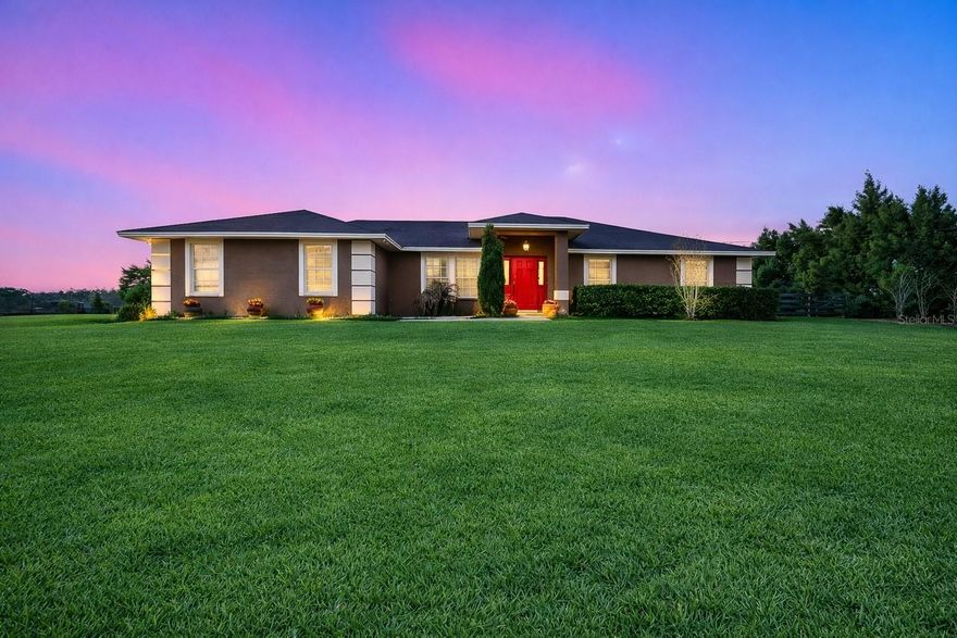 Experience the freedom of country living with this beautiful 4-bedroom, 2-bathroom home situated on 1.41 fully fenced acres. If you’ve been searching for space, privacy, and the ability to truly use your land the way you want — this is it. Designed for both comfort and functionality, the home features a spacious layout with generous living areas, a well-appointed kitchen, and ample natural light throughout. The split-bedroom floor plan offers privacy for the primary suite, while three additional bedrooms provide flexibility for family, guests, or a home office. Step outside and enjoy the true highlight of this property: 1.41 acres of usable land, fully fenced and ready for your animals. 
Whether you’re looking for a private retreat, room to grow, or a property that supports your outdoor lifestyle, this rare find delivers space, flexibility, and endless potential. Schedule your private showing today and discover the possibilities.