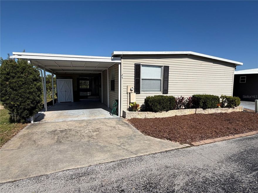 *** PRICE REDUCTION***
Lake Griffin Waterfront Property is looking for New Owners. This 2 Bedroom/ 2Bath remolded home Sits above Lake Griffin. A Rare (10ft x 66ft), Enclosed Wrap-Around Porch Affords it's New Occupants a Panoramic View of this Beautiful Lake. The house itself is an Open, Blank Canvass with many Options to Create Your Own Perfect Retirement or Investment Oasis. This Structure is Solid, Freshly Painted with New Sub-Flooring with Vinyl Covering, New Carpet and Tiled Bathroom Flooring. New Kitchen Cabinets, Microwave, Countertops and Sink. The Inside Laundry Room was fitted with New Plumbing, Insulation and Drywall. New Vanities were installed in both Bathrooms; and New Ceiling and Cam Lights in the Master Bedroom. The Photos show a Wide Open floor plan that can accommodate your personal Waterfront Dream Home.
Harbor Oaks is a Premier Community. The $125./Mo Fee Includes Trash, Water and Mowing. Come see this Property and Create Your Own Waterfront Little Slice of Heaven.