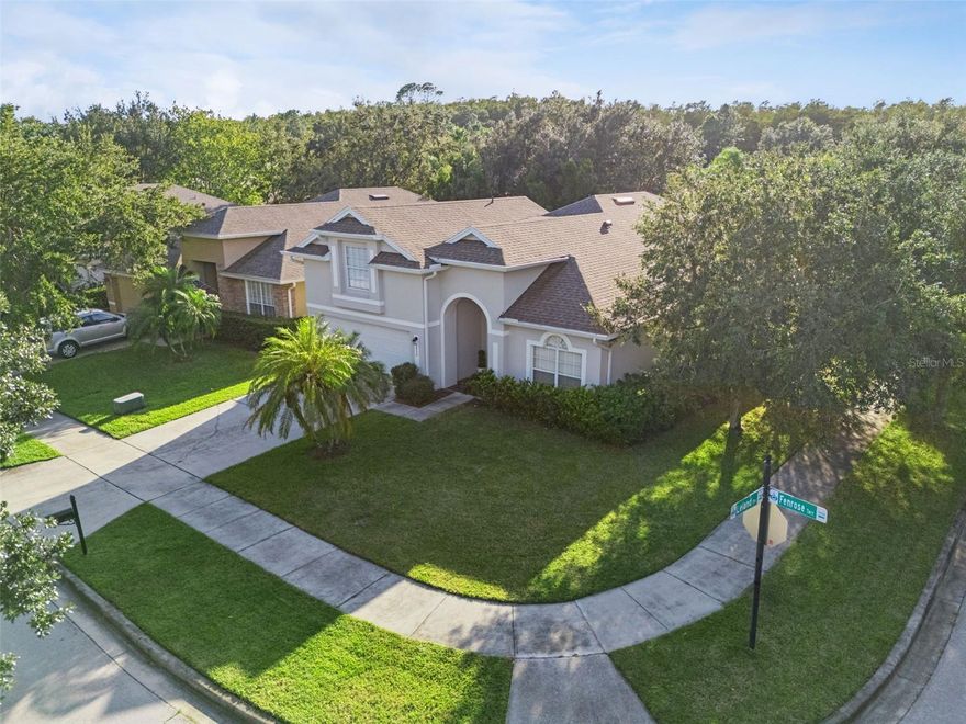 Welcome to this beautifully updated 4-bedroom, 3-bath home in the heart of Northlake Park at Lake Nona, located on a corner lot, across from a serene park! This move-in ready home features tall ceilings, abundant natural light, and a flexible floor plan with a private primary suite on the first floor and a second primary (or bonus suite) upstairs — ideal for guests or multi-generational living.
Enjoy peace of mind with a new roof and HVAC (2023), plus all-new luxury vinyl flooring, fresh paint, and a bright, open interior that feels like new. The expansive foyer welcomes you with soaring ceilings and accent lighting, flanked by two versatile flex spaces — perfect for an office, playroom, or home gym. Two secondary bedrooms and an updated full bath sit opposite, offering privacy and functionality. Upstairs, a spacious bedroom with ensuite bath can serve as a second primary or bonus room.
The stunning kitchen features 42” cabinetry, quartz countertops, stainless steel appliances, and a breakfast-bar island that flows into the generous living room with custom built-ins and a wine fridge. The main-floor primary suite offers a large walk-in closet and spa-like bath with dual sinks, quartz counters, a soaking tub, and a custom-tiled shower. French doors open to a private backyard with new sod and an extended patio — perfect for entertaining.
With park views from your front door, two flex spaces, and top-rated schools nearby, this home truly has it all. Enjoy Northlake Park’s year-round community events and HOA-included YMCA membership with an Olympic-size pool, tennis courts, and sports fields. Experience Lake Nona living at its finest! You don't want to miss this special home! Make your appointment for a private tour today!