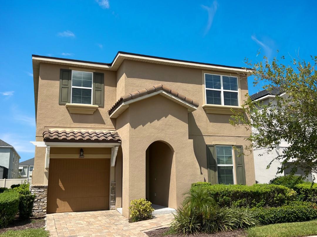 Great Price for this Fully Furnished Home. A fantastic choice to be your Vacation Rental Property in the Solara Resort, located in Kissimmee Florida! 7 Bedrooms - 6 Bathrooms, a Gorgeous private pool/spa and large covered lanai with a pool bathroom. Walking distance to the Solara Club House, less than 0.2 miles only. Welcoming you inside is an amazing open floor concept that combines your living, dining and kitchen areas into one space. Also downstairs you will have one master bedroom ensuite for your convenience and also another bedroom with a stand alone full bathroom. Upstairs you will find the large loft with working space, a second master ensuite, 2 bedrooms connected by a Jack n Jill Bathroom, another ensuite and one themed bedroom, so 2 Bedrooms Downstairs and 5 Bedrooms Upstairs. Large granite kitchen island, stainless steel kitchen appliances, themed bedroom and much more. The garage was nicely converted into a Gaming Room, so the guests can enjoy during the rainy days. The Solara Resort is a gated community and features a large Community pool, splash pool, gym, restaurant and much more. This is a great vacation home, very close to other area attractions. Schedule your visit now. Fully Furnished.