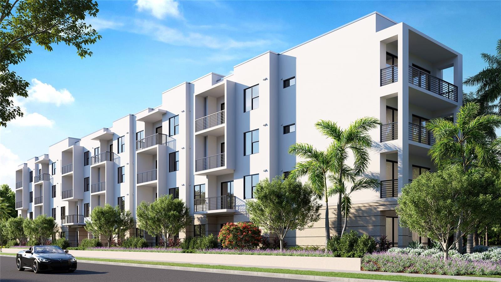 Pre-Construction. To be built. Introducing the One-Bedroom at Akoya Residences. West of the Trail in the Museum District in Sarasota and a short walk from the Bay, Akoya Residences combines elegance with approachable luxury. This unique condominium is perfectly positioned to cultural gems like the Asolo Theatre and Ringling Museum and less than five minutes from the vibrant Downtown Sarasota scene. Enjoy a range of thoughtful amenities, including a state-of-the-art fitness center, a welcoming social lounge, a refreshing saltwater pool, alfresco grilling and dining areas, and a host of other amenities, all designed with an emphasis on functionality and style. THIS SPACIOUS ONE-BEDROOM/ONE-BATH FEATURES AND OPEN FLOOR PLAN WITH: Expansive Terrace with Sunrise Views, Central Kitchen with European-style Cabinetry, Sleek Waterfall-edge Island, Solid Stone Countertops, Stainless-Steel appliances, In-Unit Laundry Center, His and Hers Closets, High Ceilings, Large Sliding Glass Impact Doors and Windows. Discover the unique charm of this residence at Akoya Residences- a blend of sophistication, desirability, and approachability. More than just a home, it's a lifestyle waiting for you.