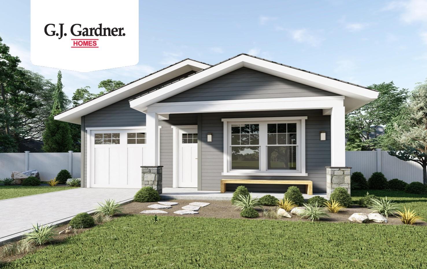 Pre-Construction. To be built. Get you own slice of Old Florida. This G.J. Gardner Homes plan is perfect for this location. The plans may be customized for your specific needs. The listed price is for the basic floor plan that is available. The ceiling height can be increased, the garage can be enlarged or changed to a side entry. You can even select different/larger floor plans. The pricing changes of course with modifications or choice of plans.