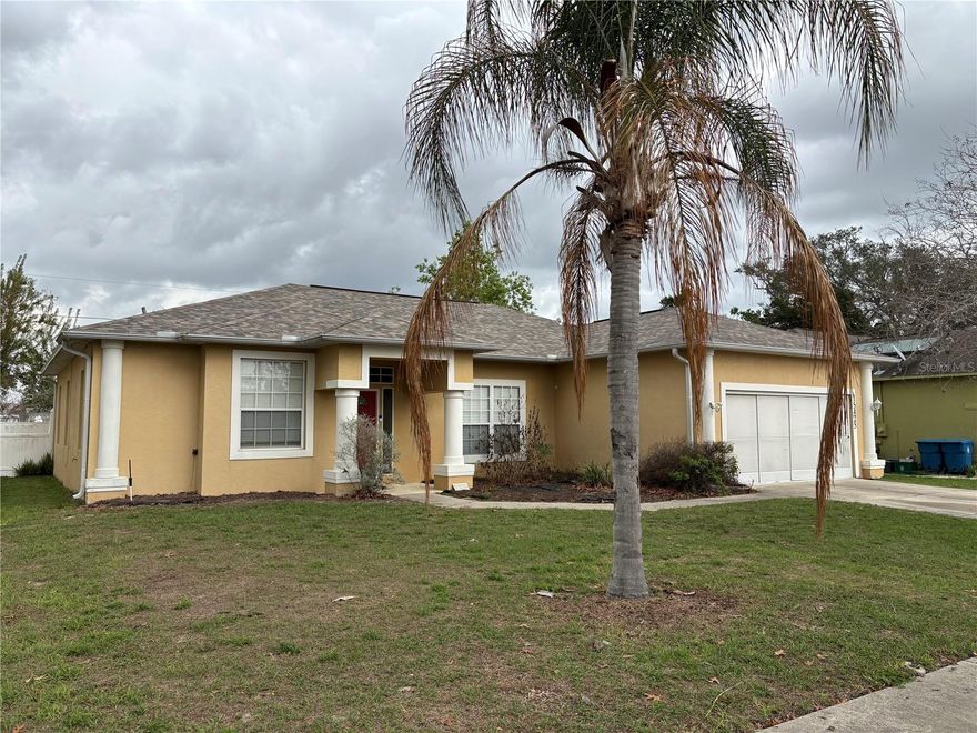 STUNNING 3 BEDROOM 2 BATH HOME IN THE VERY DESIRABLE QUAIL MEADOWS COMMUNITY IN DEERFIELD ESTATES.. THIS EXTREMELY WELL CARED FOR HOME IS A MUST SEE! NEW ROOF (2025), NEW AC (2022), SPLIT FLOOR PLAN, HIGH CEILINGS, TILE AND ENGINEERED HARDWOOD FLOORING, VERY SPACIOUS LIVING ROOM AREA, LARGE KITCHEN, STAINLESS STEEL APPLIANCES, INSIDE LAUNDRY ROOM, CEILING FANS THROUGHOUT, LARGE MAIN BEDROOM WITH EN SUITE, JACUZZI STYLE TUB, DOUBLE SINKS, SEPERATE SHOWER AND DUAL CLOSETS! ENCLOSED LANAI THAT CAN ALSO BE OPENED WHEN DESIRED.. LARGE FULLY FENCED BACKYARD WITH VINYL FENCING AND A SHED FOR YOUR CONVIENIENCE! THIS PROPERTY IS AMAZING! LOW HOA AND VERY WELL PRICED. ALSO, VERY CLOSE TO SHOPPING, MEDICAL, RESTAURANTS, SCHOOLS, PARKS, GOLF COURSES, BROOKSVILLE PRIVATE AIRPORT, WEEKI WACHEE WATER PARKS AND JUST A SHORT DRIVE TO THE SUNCOAST PARKWAY! ALSO ENJOY THE COMMUNITY POOL AND CLUBHOUSE! DON'T MISS THIS OPPORTUNITY. SCHEDULE YOUR APPOINTMENT TODAY..