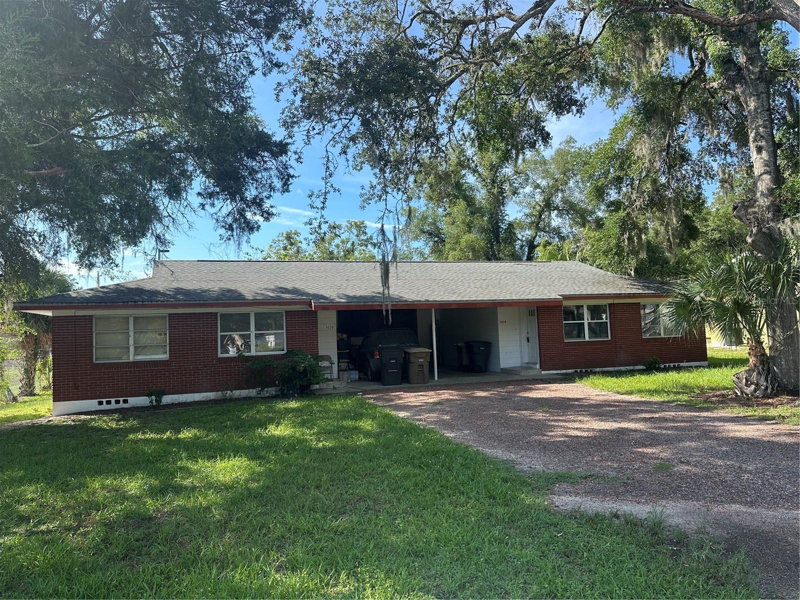 Come see this recently refreshed 2 bed 1 bath duplex. It features a carport, all hard surface flooring, gas range, and washer/dryer in the common area available for your use. With the open floor plan, this unit maximizes the usable living space making this one you wont want to miss. Contact us today to schedule a tour.