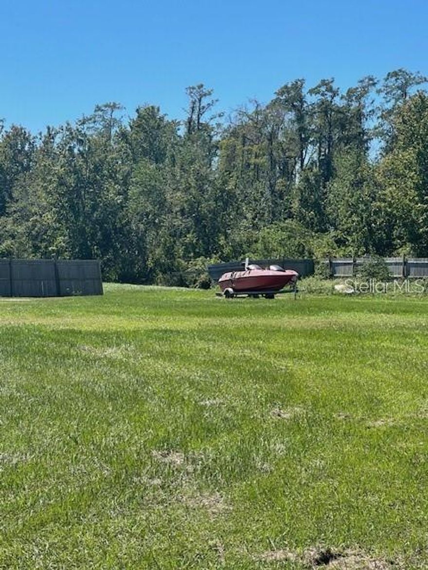 This is a rare opportunity to own a large 16,800+ sq ft lot—almost half an acre—in one of Central Florida’s fastest growing communities! This oversized residential lot has already been cleared and raised, making it ready for your dream home. Whether you're looking to build a spacious single-family residence or invest in future development, this property offers flexibility and value. Located near a brand new shopping plaza, hospital, schools, major parkways, and community parks, this homesite combines convenience and future potential. Don’t miss your chance to own a hard-to-find extra-large lot in beautiful Poinciana. (Note: Fence previously shown in photos has been removed.)