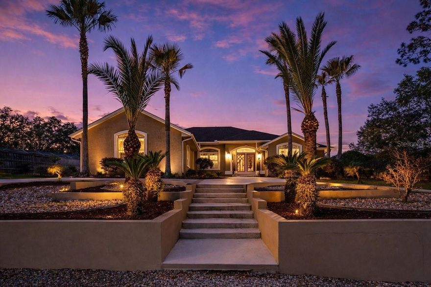 One or more photo(s) has been virtually staged. Welcome to your private retreat in the highly desirable Greater Country Club area of Lake City—where space, comfort, and lifestyle come together seamlessly. 

Location is everything—and this home delivers. Enjoy quick access to an 18-hole golf course just moments away, along with top-rated healthcare, shopping, dining, and entertainment all within minutes. With I-75 Exit 427 only five minutes from your doorstep, commuting to major cities like Orlando, Tampa, Miami, and Atlanta is incredibly convenient.

This expansive 4-bedroom, 3-bath residence is thoughtfully designed for both everyday living and grand entertaining. From the moment you arrive, the home makes a lasting impression with its stately entrance framed by soaring palm trees, evoking the elegance of a villa or private estate.

Inside, you’ll find a well-planned layout that offers distinct, functional spaces for every aspect of modern living. The oversized primary kitchen features ample workspace and a cozy eat-in breakfast area. A secondary cooking space in the massive Florida room creates an exceptional setup for hosting large gatherings and celebrations with ease. The adjoining media room adds yet another dimension—ideal for movie nights, game days, or simply unwinding.

Natural light pours in through numerous sliding windows, enhancing the airy, open feel throughout the home. Granite and marble tile flooring not only elevates the interior aesthetic but also ensures low-maintenance, long-lasting durability. Each bedroom is a private haven, complete with closets lined in sandalwood panels that provide a subtle, natural fragrance and a touch of luxury.

Built with solid concrete block construction reinforced with rebar, this home offers peace of mind along with enduring quality. The property is equipped with city water for household use and well water for efficient yard irrigation.

Best of all, with no HOA restrictions, you have the freedom to bring your lifestyle with you—whether that includes RVs, boats, or other recreational vehicles.

This is more than a home—it’s a statement of space, comfort, and freedom.