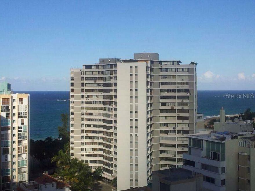Enjoy living in a nice beachfront apartment. Playa Grande is considered a Gem in the Ocean Park Area. Apartment has 3 bedrooms and two bathrooms. One assigned parking for the unit. Eleven guests parkings. Amazing amenities : Heated pool, BBQ area for great parties by the pool, Playground area and a nice activity room for birthdays and business meetings with internet. Direct beach access from the Condo for your morning walk by the beach. Security guards 24/7, Full Generator for the whole unit and Water reservoir. Close to the best bilingual schools in the area, amazing Fine Dinning restaurants in Condado and Loiza Street and great Supermarkets just blocks away. Perfectly located in the metro area: 10 minutes to Old San Juan and 10 minutes to the airport. Come and visit this beautiful apartment and make it your new home by the beach. Don't missed this opportunity to leave where other come for vacations. Call now for an appointment.