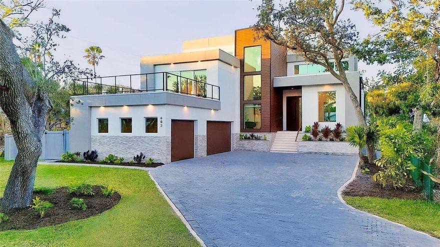 Perfectly positioned in the heart of Siesta Key, this masterfully crafted New Construction estate epitomizes modern luxury and architectural brilliance. This ultimate entertainment home provides 3,996 square feet of exquisitely designed living space with 4 bedrooms, 4 full bathrooms, 1 half bath, an office, and an upstairs second living room area. From the moment you step inside, you are greeted by a breathtaking open-concept layout accentuated by soaring 20-foot ceilings, floor-to-ceiling glass windows, and sleek porcelain tile flooring, all bathed in natural light and overlooking the lushly landscaped grounds. The state-of-the-art chef’s kitchen is a masterpiece of both style and function, featuring top-of-the-line Monogram appliances, quartz countertops, custom cabinetry, walk-in butlers pantry, and wine display, seamlessly flowing into the luxurious living and dining areas.

Designed for an effortless indoor-outdoor lifestyle, this home boasts multiple rooftop decks, two spacious patios, and a resort-style outdoor oasis complete with a fully equipped summer kitchen, built-in grill, pool, and hot tub spa. The primary suite is a private retreat, offering a tranquil terrace, expansive walk-in closet, and a spa-like ensuite with a soaking tub, glass-enclosed shower, and designer finishes. As you ascend the grand staircase to the upper level of the lavish property, you are greeted with a breathtaking sight of three cozy bedrooms, each with its own private ensuite bathroom and featuring private access to a rooftop deck, creating the ultimate serene escape. A second laundry room is conveniently located upstairs to service the secondary bedrooms. Elevating the home’s sophistication, additional highlights include a electric fireplace, custom walk-in closets, high-end quartz cabinetry, and a private elevator for seamless access to every level.

This newly built residence offers peace of mind with the latest in building codes, energy efficiency, and storm protection. Modern insulation, impact-rated windows and doors, and up-to-date mechanical systems translate into lower utility bills, reduced maintenance, and enhanced safety. You’ll also benefit from turnkey readiness—no need for costly renovations or updates.

Just moments from world-renowned Siesta Key Beach, fine dining, and premier shopping, this extraordinary residence offers an unparalleled combination of tranquility, elegance, and modern convenience. Your dream coastal retreat awaits—contact us today for a private tour!