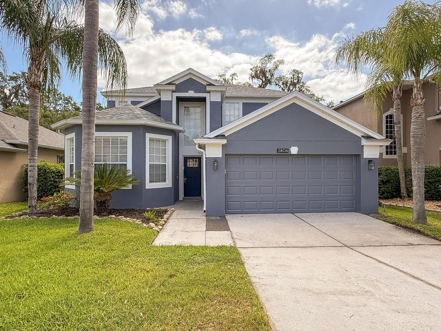 One or more photo(s) has been virtually staged. Discover this stunning 5-bedroom, 3-bath home in the guard-gated community of Stoneybrook West, backing onto conservation with partial Lake Tilden views. Located right down the street from the resident gate allowing easy access in and out of the community and onto the 429 Highway. Enjoy a brand-new roof, new water heater (May 2025), freshly painted exterior and interior, and no carpet—Laminate, luxury vinyl plank floors and tile throughout. The open layout features a grand two-story foyer, formal dining, spacious family room, main-floor guest bedroom with full bath, and a laundry room. The kitchen offers ample cabinetry, stainless steel appliances, and a dinette overlooking the screened lanai and fenced backyard with peaceful treetop and water views. Upstairs, a versatile loft is perfect for a workspace or reading nook. The primary suite features lake views, a jetted tub, glass-enclosed shower, double vanities, and a walk
in closet. Secondary bedrooms are generously sized and share a full bath. Additional highlights include a 2-car garage with dual EV chargers and an extended driveway. Stoneybrook West offers resort-style amenities:  golf, driving range, pool, clubhouse, gym with classes, fishing pier, boat ramp, sports courts, playground, and more. HOA includes cable and internet. Close to downtown Winter Garden, top-rated schools, shopping, dining, and SR-429.