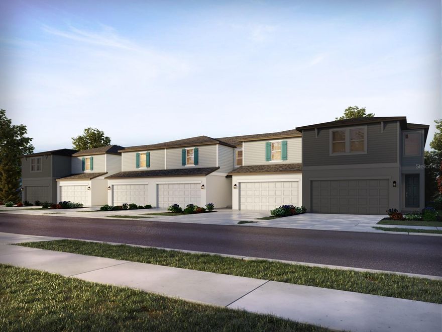 Brand new, energy-efficient home available NOW! Entertain with ease in your open kitchen with adjoining dining and great room. The Meadow at Crossprairie Townes is a community of new townhomes for sale in St. Cloud, FL. This neighborhood offers easy access to the Florida Turnpike, major employment centers, & great schools.  Each of our homes is built with innovative, energy-efficient features designed to help you enjoy more savings, better health, real comfort and peace of mind.