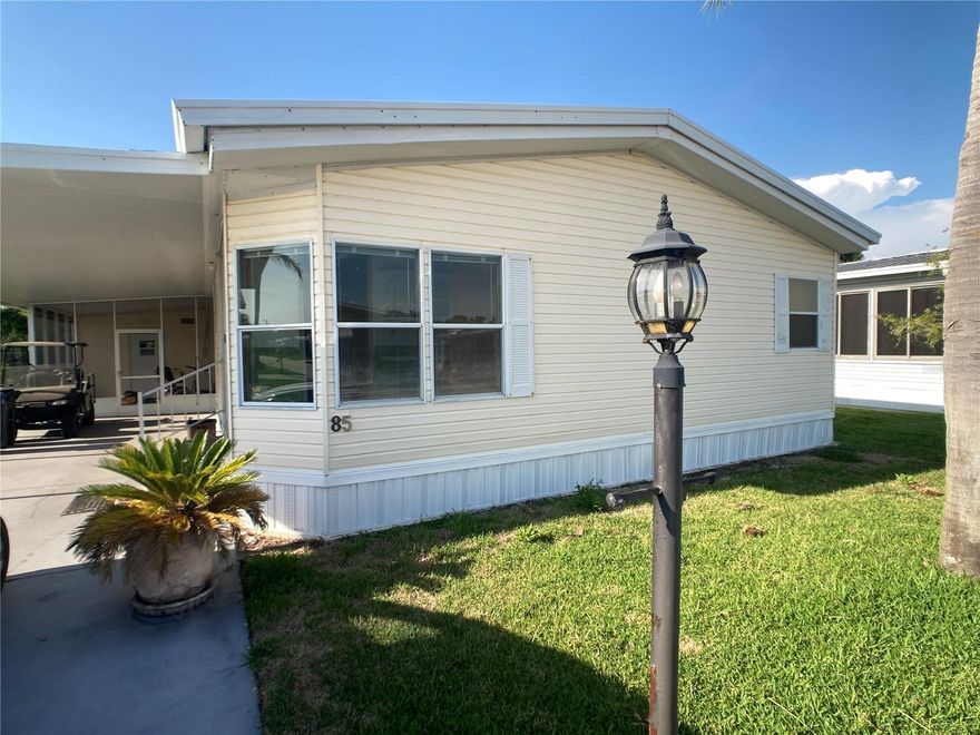 Ready to retire? Riverbreeze Estates- a well-maintained gated 55+ community in Ruskin is the perfect spot! One of the largest homes in the park boasts almost 1500 SF of living space. Enjoy breakfast in the sunlit area off the kitchen or entertain friends in the 17 x 25’ Great Room. There are 3 large bedrooms, 2 full-sized bathrooms, with one being an ensuite with a whirlpool tub. Plenty of storage with 2 large walk-in closets plus a walk-in pantry in the kitchen. Lots of natural light throughout! Amenities include a clubhouse with plenty of planned activities, a large heated community pool, shuffleboard, and a fenced storage area for RVs and boats. Buyer approval is required. One indoor cat or a service dog is allowed. The park is conveniently located near US-41 and I-75, making Bradenton, Sarasota, Tampa, and St Pete an easy drive - all with unlimited shopping, beaches, and restaurants. Schedule a showing today.