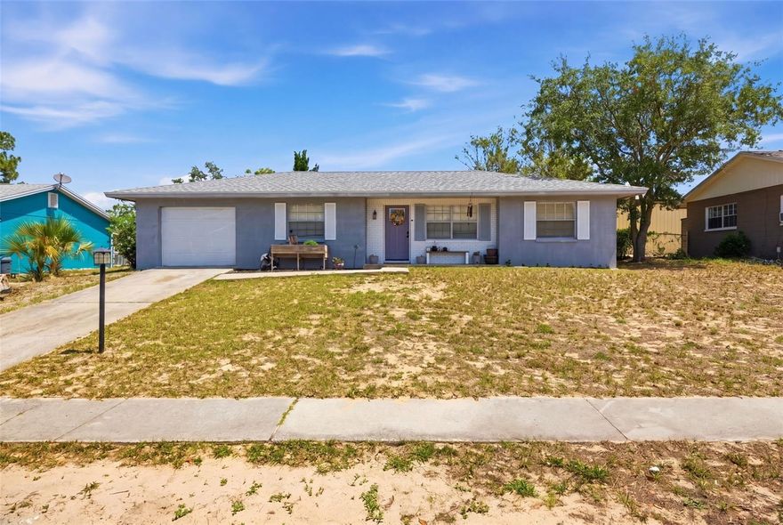 Welcome to this well-maintained bungalow that offers far more space and flexibility than you would expect.

Tax records reflect the home as a 2-bedroom, 2-bath property, but it has been thoughtfully remodeled and reconfigured into a highly functional 4-bedroom layout designed to give both adults and kids added privacy and separation of space. In addition to the bedrooms, the home also features an office or flex space with sliding glass doors that lead directly to the oversized backyard, creating the perfect setup for working from home, a playroom, gym, hobby room, or additional living area.

The galley-style kitchen offers efficient functionality, while the indoor laundry room adds everyday convenience. Major updates provide peace of mind, including a roof that is only 4 years old and a recently remodeled primary bathroom. The sellers also had a licensed inspector complete a 4-point inspection, with the HVAC, roof, plumbing, and electrical all passing with flying colors.

Situated on a spacious .17-acre lot with no HOA, this property gives you the freedom to truly make it your own. The backyard is a blank canvas with plenty of room for a pool, covered lanai, outdoor kitchen, firepit, or entertaining area designed around your lifestyle.

Conveniently located near shopping, dining, and everyday conveniences, you are just minutes from Suncoast Crossing and Nature Coast Commons. Outdoor lovers will appreciate the proximity to Anderson Snow Park and Weeki Wachee Springs State Park, known for kayaking, paddleboarding, and Florida’s beautiful natural springs. With quick access to the Suncoast Parkway, commuting throughout the Tampa Bay area is simple and convenient. Enjoy being approximately 25-35 minutes from Hernando Beach and Pine Island, with Clearwater Beach reachable in about an hour.

Homes with this much flexibility, usable space, and outdoor potential at this price point do not come along often. Schedule your private showing today!