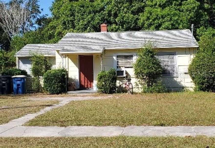 2/BED 1/BATH HOME THAT IS LOCATED ON A QUIET STREET WITH THE PINELLAS TRAIL RUNNING BEHIND THE HOUSE. PROPERTY HAS BEEN A LONG TERM RENTAL PROPERTY.  IT IS TENANT OCCUPIED WITH RENT OF $1,750/MONTH.  TENANT PAYS OWNS UTILITIES.  PROPERTY IS BEING SOLD AS-IS FOR THE CONVIENCE OF THE SELLER. THERRE IS A 24 x 14 CONCRETE SLAB IN REAR EXTRA ENTERTAINMENT SPACE WHERE A OLD GARAGE USE TO BE SO IF NEW OWNER WANTS TO ADD A GARAGE OR WORKSHOP ALREADY HAVE THE SLAB THERE. SELLER IS LISTING AGENT.  SOLD AS IS FOR THE CONVIEMCE OF THE SELLER.
