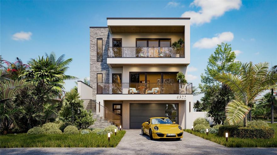Under Construction. Another Masterpiece by Kelner Homes is nearing completion.  Experience the perfect blend of luxury, comfort, and beauty in this exquisite newhome. Nestled in the charming, artsy town of Gulfport, this custom-designed residence offers a peaceful and refined lifestyle overlooking the breathtaking 170-acre estuary of Clam Bayou Preserve.
Adjacent to the home is immediate access to a serene 10-acre nature trail and bike path—perfect for morning walks, peaceful rides, or just connecting with the tranquil Florida outdoors.
This elegant, elevated home spans 3,433 sq. ft. and features 4 spacious bedrooms, 4.5 designer bathrooms, a formal dining room, and a custom elevator for effortless access between levels. Designed with both luxury and functionality in mind, nearly every room offers stunning views of the surrounding nature. Step into the expansive Great Room—an entertainer’s dream—highlighted by a dramatic 4-panel sliding glass wall that seamlessly connects to a generous 17’ x 14’ outdoor living deck. Altogether, the home offers over 500 sq. ft. of balcony space, creating a seamless indoor-outdoor flow and multiple vantage points to enjoy the beautiful outdoors.  The chef’s kitchen is a true showpiece, boasting a striking quartz slab waterfall island, sleek wall-mounted hood, custom two-tone cabinetry, and a built-in wine refrigerator. Whether you’re cooking for two or hosting a dinner party, this space delivers both form and function in equal measure. Every corner of this home showcases Kelner Homes’ commitment to excellence. From the ultra-modern lighting and premium plumbing fixtures to the rich stone accents, heated bathroom mirrors, designer door hardware, and cable railing systems, no detail has been overlooked. The exterior porch ceilings feature a warm wood-look finish that adds a coastal touch of sophistication. The generously sized owner’s suite is privately located on the main living level. The en-suite bath feels like a high-end spa, featuring his-and-hers granite-topped vanities, a two walk-in closets, and a backlit, anti-fog mirror that eliminates post-shower condensation for your convenience.  This home also includes energy-efficient features like low-E double-pane high-impact windows and R-38 insulation—ensuring comfort and lower utility costs for years to come.  This is a rare opportunity to own a brand-new, high-end home in one of Gulfport’s most picturesque and tranquil settings. Whether you’re seeking a serene primary residence or a stunning vacation retreat, this home offers it all.  Just remember, this isn't just any home, it's a Kelner Home!