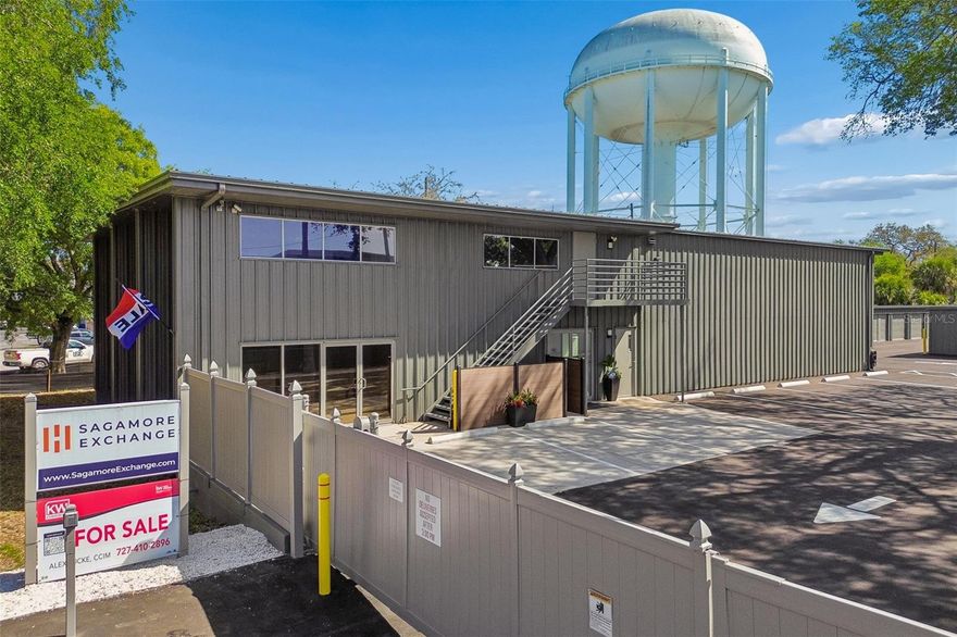 We are proud to represent for sale 1453 S. Martin Luther King Jr. Avenue in Clearwater, Florida. Situated on ±0.71 acres, the property includes approximately ±11,000 SF across three buildings with a functional mix of office, warehouse, and self-storage space. In 2026, the property underwent major renovations and is now a turnkey opportunity for an owner-operator or investor. The main building includes approximately ±5,000 SF, comprised of approximately ±2,400 SF of warehouse space and approximately ±2,600 SF of renovated two-story office space. The warehouse features 18-foot clear heights, a 12' x 10' grade-level door, epoxy floors, upgraded electrical, a new insulation liner, and skylights. The office area includes a reception area, five private offices, four to five additional cubicle workstations, an oversized conference room, break room, and multiple access points. The rear buildings total approximately ±6,000 SF and include 43 self-storage units of varying sizes, providing additional storage capacity and potential supplemental income for an owner-user or investor. The site is fully fenced and secured with a new electronic gate system, updated security, freshly paved and striped parking, and approximately 17+ parking spaces. Recent improvements also include new interior and exterior paint, new storage doors, roof sealing and coating, and extensive site cleanup and landscaping. The property is ideal for contractors, service businesses, light industrial users, office/warehouse operations, and storage-oriented businesses. Buyers should verify zoning and permitted uses with the City of Clearwater.