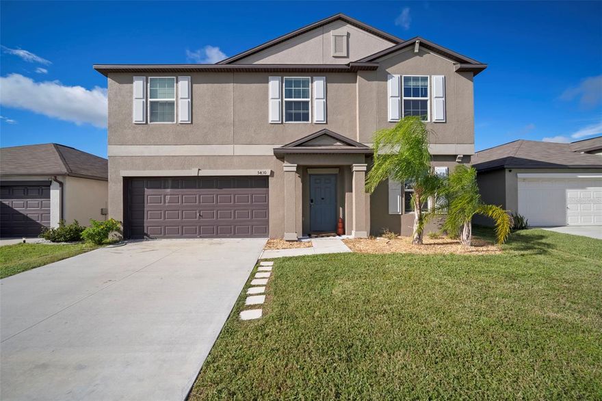Welcome to Berry Bay! This spacious 5 bedroom, 2.5 bath home offers comfort, flexibility, and style in one of the area’s most desirable communities.

The primary suite is conveniently located on the main level and features a custom closet organization system for maximum storage. The open-concept kitchen showcases white cabinetry, a large island, and plenty of counter space, perfect for entertaining or everyday living.
A dedicated office makes working from home a breeze.

Upstairs, you’ll find a loft area that can serve as a second living space, playroom, or media area, along with additional bedrooms that provide room for everyone. 
Enjoy outdoor living in the fenced backyard, ideal for relaxing, pets, or play.

Located in the beautiful Berry Bay community, this home combines modern finishes with thoughtful design and a family-friendly layout.