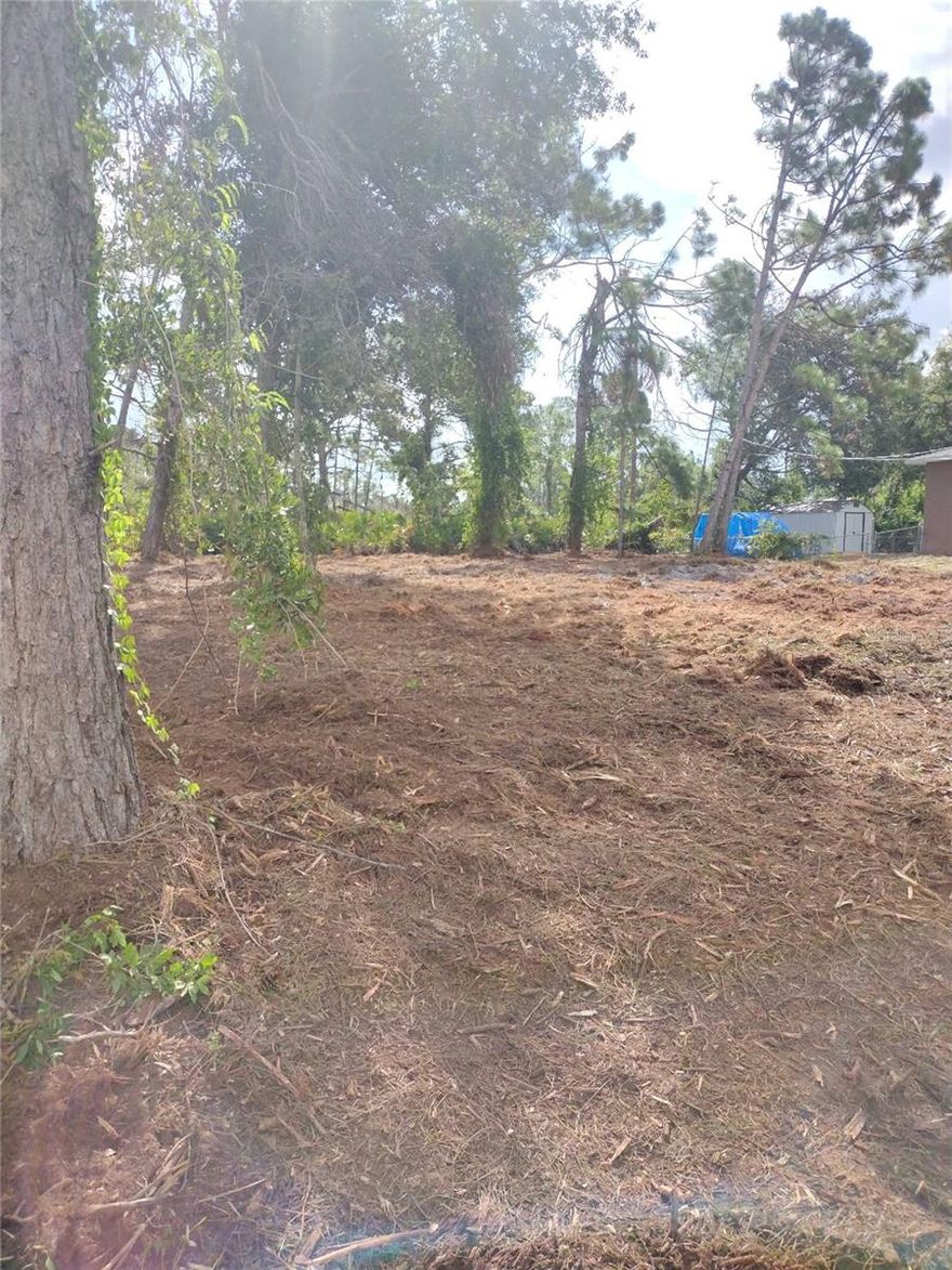 Oversized corner lot cleaned and ready to be build. Investor special, with plans ready to build a beautiful single family home. Contact for more info.