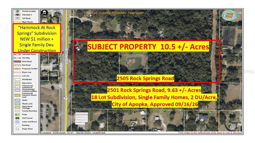 Photo of 2505 Rock Springs Road, Apopka, FL 32712 (MLS # G5117957)
