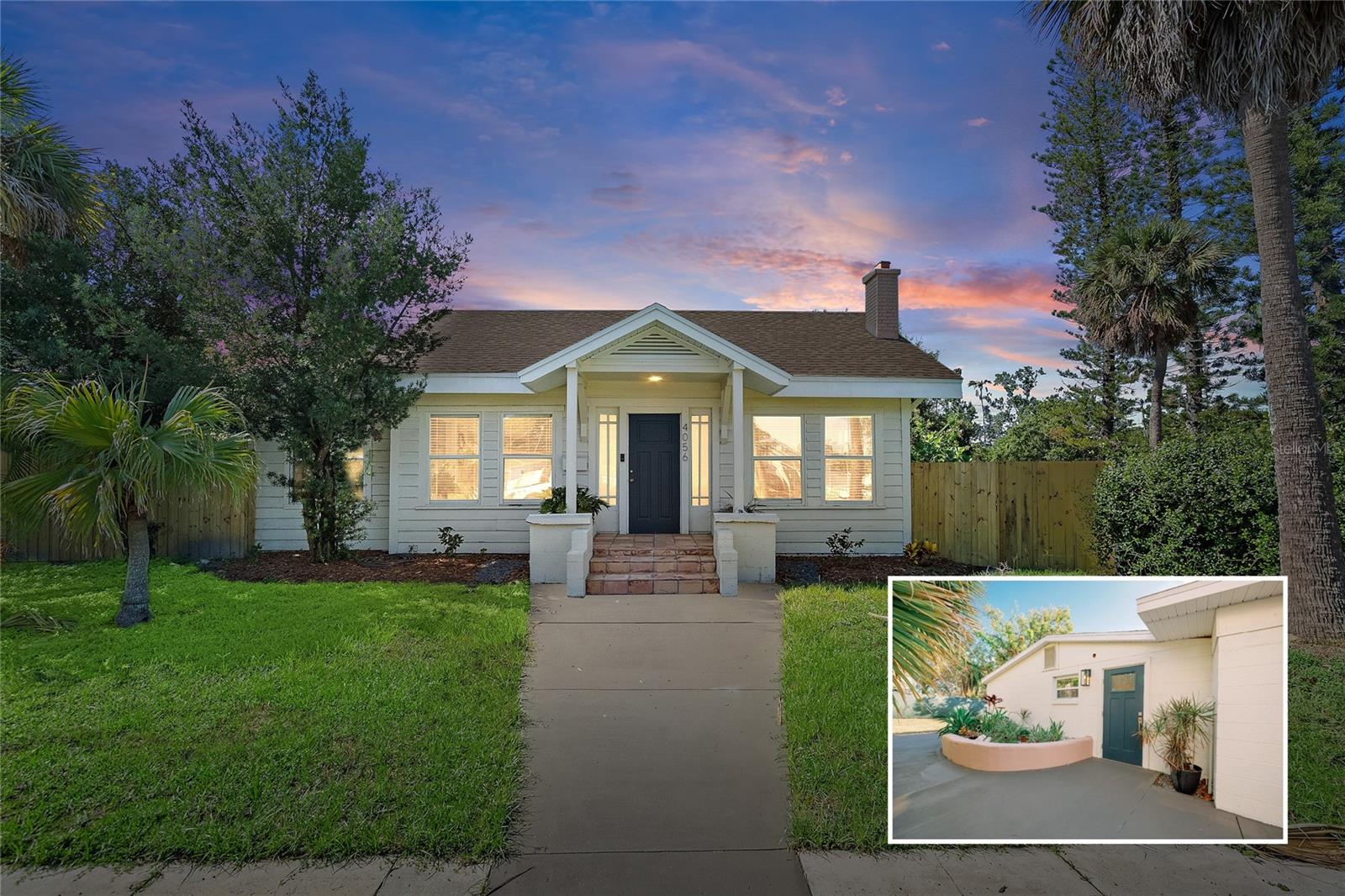 X FLOOD ZONE! Prime St. Pete income property. TWO renovated homes, SFH and ADU/in law suite on an oversized 2.5-lot parcel (121x125) with NTM-1 zoning for future expansion or build-up potential. This Craftsman features a 4/2 main home (1,757 sq ft) & a 2/1 ADU (670 sq ft), each with private entrances, modern upgrades, and proven rental appeal. (estimated) Main home generates $3,250+, back home generates $2,250+. Perfect for living in one and renting the other, operating as dual mid or long-term rentals, or holding as a high-demand cash-flow asset in one of Tampa Bay’s fastest-growing rental markets. The main home blends historic charm with modern updates - renovated kitchen with Whirlpool appliances (2021), roof (2020), A/C (2021) designer primary bath with Zia Tile and green clawfoot tub, & bright sunroom flex space. The ADU, which has it's own separate laundry, was renovated in 2020 with updated kitchen, bath, roof (2020), and sub-panel (2021), is ideal for long-term tenants, traveling professionals, or vacation rentals. You could also occupy it, and rent out the main home to offset your cost. A new privacy fence encloses a landscaped yard with mature trees, a spacious patio, and a private compound feel. All within minutes of St. Pete Beach, Downtown St. Pete, Gulfport, and moments from the Pinellas Trail — this turnkey property is ready to deliver strong returns today with room to grow tomorrow.