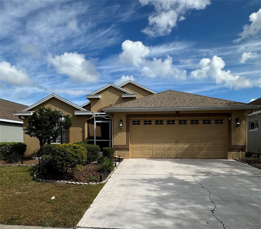 Spacious Single Family Home with Water view, 3-bedroom, 2-bathroom + office with built in desk and cabinets/bookshelves For rent in the desirable Remington Golf Community.
The Kitchen has wood cabinets and all stainless appliances incuding Washer and Dryer. The kitchen and breakfast nook are open to the family room. Beautiful hardwood flooring in living / dining areas. 
The amenities in Remington Club are awesome with golf, community pool and recreation! Wide sidewalks to ride bikes and walk. Easy access to many schools, stores, the Orlando Airport and the St. Cloud lakefront is within minutes. Close to major roads, Florida Turnpike, and Hwy 192.