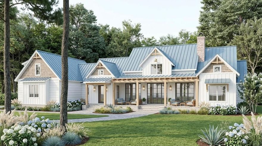 Pre-Construction. To be built. Paradise Awaits You.... A Luxury Custom Style Home designed by Canvas Estate Homes is 4,100 SF with maximum privacy, views, and seamless indoor-outdoor living, featuring elevated are architectural finishes. Includes a fully independent family studio cottage—perfect for multi-generational living, extended family, or long-term guests—designed with dignity and autonomy. Property also offers a 3-car garage and resort-style pool oasis; additional amenities and acreage allow for private sport court and equestrian potential.
