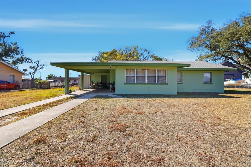 Under contract-accepting backup offers. Opportunity meets value in this 3-bedroom, 1-bath concrete block home in Bradenton.

With a newer roof (2022) already in place, one of the biggest expenses is taken care of. The solid block construction provides durability and peace of mind, while the spacious layout offers a great foundation to update and customize to your taste.

Situated on a large, fully fenced lot, there’s plenty of room to expand, add a pool, park a boat or RV, or create your dream backyard oasis. The property also features a 1-car carport and two outdoor storage sheds, giving you extra flexibility and storage space.

Inside, the home is ready for your personal touch, a perfect opportunity to build equity and transform this property into something truly special.

Whether you're an investor, first-time buyer, or someone looking for a project with upside, this property is packed with potential.

Bring your vision and make it yours. Is this home your perfect match? Book a private showing today!