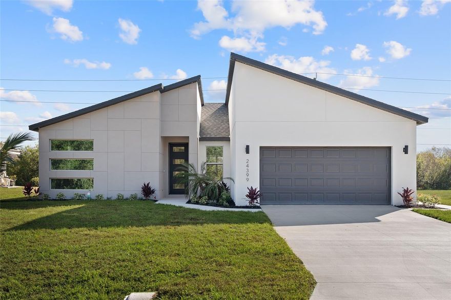 This newly built 4-bedroom, 2-bath home offers 1,887 sq. ft. under air, blending a clean, modern design with comfortable, everyday living. Nestled just off Salford Boulevard, it’s a fresh, move-in-ready home that truly checks all the boxes.

Step inside to a bright and open floor plan featuring tile flooring throughout, creating a cohesive and easy-to-maintain flow from room to room. The spacious living and dining area provides the perfect gathering space for family and friends, while the standout kitchen is designed to impress — showcasing an oversized island, ceiling-height cabinets, a walk-in pantry, stainless steel appliances, and ample counter space for cooking, entertaining, and everyday moments.

The primary suite offers a peaceful retreat with a large walk-in closet and a private bath featuring dual sinks and a glass-enclosed shower. Three additional bedrooms provide flexibility — ideal for guests, a home office, or a cozy family space.

Enjoy the outdoors from your screened-in lanai overlooking the fenced backyard, where there’s plenty of room to relax, play, or entertain. Added comforts include a whole-house RO water system, ensuring quality and peace of mind throughout.

Built with careful attention to detail and designed for modern living, this home perfectly combines style, comfort, and convenience — all just minutes from shopping, dining, schools, and I-75.