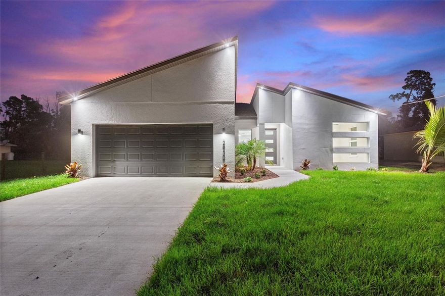 This newly built 4-bedroom, 2-bath home offers 1,887 sq. ft. under air, blending a clean, modern design with comfortable, everyday living. Nestled just off Salford Boulevard, it’s a fresh, move-in-ready home that truly checks all the boxes.

Step inside to a bright and open floor plan featuring tile flooring throughout, creating a cohesive and easy-to-maintain flow from room to room. The spacious living and dining area provides the perfect gathering space for family and friends, while the standout kitchen is designed to impress — showcasing an oversized island, ceiling-height cabinets, a walk-in pantry, stainless steel appliances, and ample counter space for cooking, entertaining, and everyday moments.

The primary suite offers a peaceful retreat with a large walk-in closet and a private bath featuring dual sinks and a glass-enclosed shower. Three additional bedrooms provide flexibility — ideal for guests, a home office, or a cozy family space.

Enjoy the outdoors from your screened-in lanai overlooking the fenced backyard, where there’s plenty of room to relax, play, or entertain. Added comforts include a whole-house RO water system, ensuring quality and peace of mind throughout.

Built with careful attention to detail and designed for modern living, this home perfectly combines style, comfort, and convenience — all just minutes from shopping, dining, schools, and I-75.