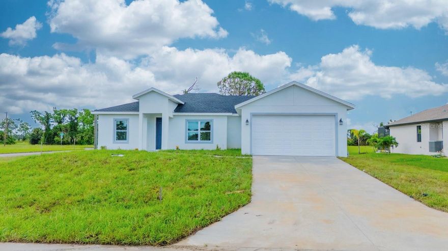 Welcome to this elegant home in Rotonda Sands!!! With over 2,000 sq ft of living space, 4 bedrooms,2.5 bathrooms, plus flex room and a 2-car garage, there's room for everyone. The open floor plan, tile flooring through the house, and abundant natural light create a welcoming atmosphere. The kitchen features quartz countertops, stainless steel appliances, ample cabinet space, and a breakfast bar. The master suite offers a walk-in closet and a luxurious en suite bathroom. Enjoy privacy with the split bedroom layout. Conveniently located near beaches, shopping, golf courses, and restaurants. Live your Florida dream in this fantastic.