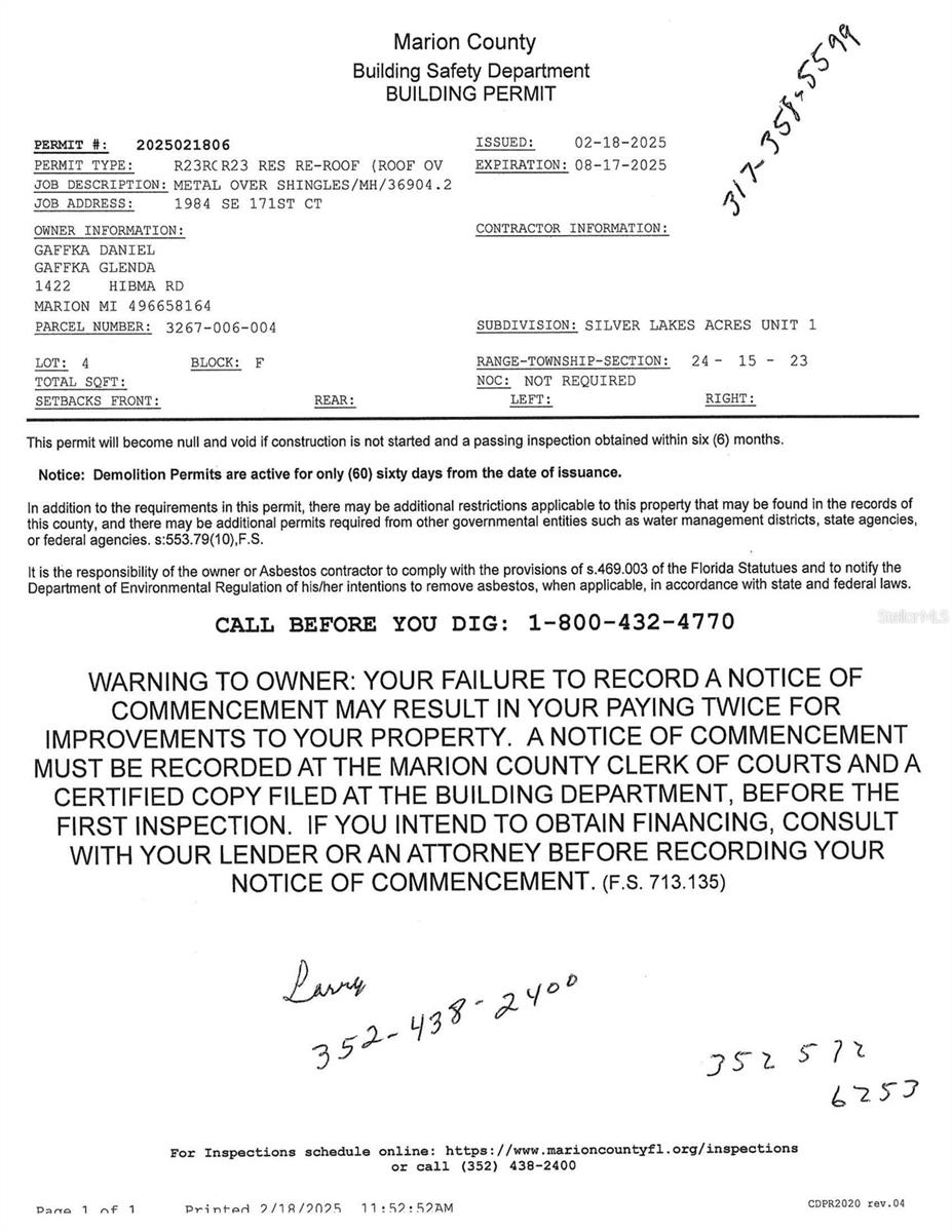 SILVER LAKES ACRES - Residential