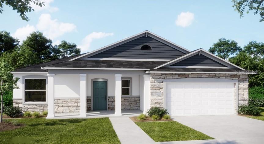 Pre-Construction. To be built. Imagine your life in the Clearwater – a home that blends style, functionality, and comfort in the beautiful coastal city of Venice, Florida. This thoughtfully designed floor plan offers everything you need for modern living, from open, inviting spaces to high-end finishes and smart conveniences.
From the moment you arrive, the welcoming covered front porch, brick-paver entry and driveway, and irrigation system create an impressive first impression. Built with architectural shingles and equipped with hurricane shutters, this home provides lasting quality and peace of mind.
Step inside to find 9’4” flat ceilings, a deluxe trim package, and ceramic tile flooring throughout the entire home, offering a modern look that’s stylish, durable, and easy to maintain. The open foyer flows into the expansive great room, where horizontal cordless blinds provide both privacy and style. Sliding glass doors extend your living space outdoors to a covered lanai, perfect for relaxing or entertaining.
At the heart of the home, the chef-inspired kitchen features granite countertops, cabinet crown molding, and a spacious dining area designed for gathering with family and friends.
The split-bedroom layout offers privacy and comfort. The primary suite serves as your private retreat, featuring an oversized tile shower with enclosure, dual sinks, a linen closet, and a large walk-in closet. The guest bedrooms and secondary bath are thoughtfully placed on the opposite side of the home, ideal for hosting family or friends.
Additional highlights include a spacious two-car garage, perfect for vehicles, storage, or hobbies. This home also comes with smart home features, including a Ring Video Doorbell, Smart Thermostat, Keyless Entry Smart Door Lock, and Deako Switches, plus a full builder warranty for added peace of mind.
Living in Venice means embracing a relaxed coastal lifestyle, complete with gorgeous beaches, palm-lined streets, and breathtaking sunsets. Spend your days at Venice Beach or Caspersen Beach, swimming, fishing, or hunting for shark teeth. Weekends can be spent boating, biking the Legacy Trail, or watching dolphins from the pier. For even more excitement, Sarasota is just 30 minutes away, offering nightlife, shopping, and cultural events—a perfect balance of tranquil beach living with vibrant city energy nearby.
The Clearwater is more than just a house—it’s the home where your Florida Gulf Coast dreams come to life.