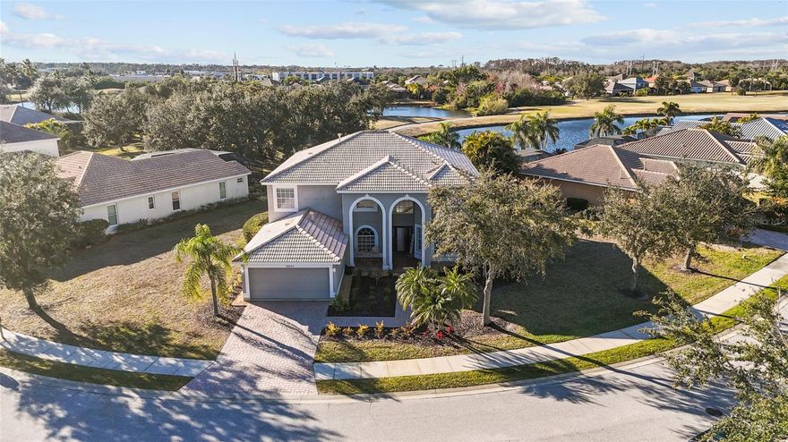 SIGNIFICANT PRICE REDUCTION! Now $699,000! Don't miss your chance to own this beautiful home! MOTIVATED SELLER! This stunning FIVE-BEDROOM + OFFICE/DEN/BONUS ROOM, with THREE FULL BATHS home offers 3,358 sq ft of thoughtfully designed living space on LARGE 0.35 acres LOT in a gated community. Located at Stoneybrook at Heritage Harbour with low HOA fees this home has updated Saltwater pool, spa, new pool pump, a beautiful lake view for sunsets or coffee. NEW DOUBLE-UNIT AC! Home is piped for GAS stove, firepit and pool pump. 

Open concept with extra high ceilings and room for everyone to enjoy their own space. Main level has triple sliding glass doors that frame the tranquil lake view, filling the home with natural light and creating a calm, inviting atmosphere throughout the day. Multiple bedrooms mean everyone can have their own retreat, guests always have a comfortable place to stay, and you still have room to grow. The three full bathrooms ensure busy mornings run smoothly, and ample storage keeps clutter at bay.

Step outside to discover your own private oasis. The SALTWATER pool invites you to cool off on warm afternoons, host weekend gatherings, or simply unwind. The 0.35-acre lot is one of the largest in the community and provides plenty of room for outdoor games, gardening, or future projects, all while offering the peace and security of a gated community. Lake view adds a touch of natural beauty to your daily routine, whether you're sipping morning coffee on the patio or watching the sunset after a long day.

Located in the Stoneybrook neighborhood at Heritage Harbour, this home puts convenience within easy reach. Costco, CAVA, Hobby Lobby, and a variety of restaurants and shopping options are nearby, simplifying errands and weekend outings. Freedom Elementary and Haile Middle provide educational options close to home, making school runs quick and stress-free.

This is more than a house; it's a place where your family can build lasting memories, enjoy everyday moments, and embrace the space you've been searching for.