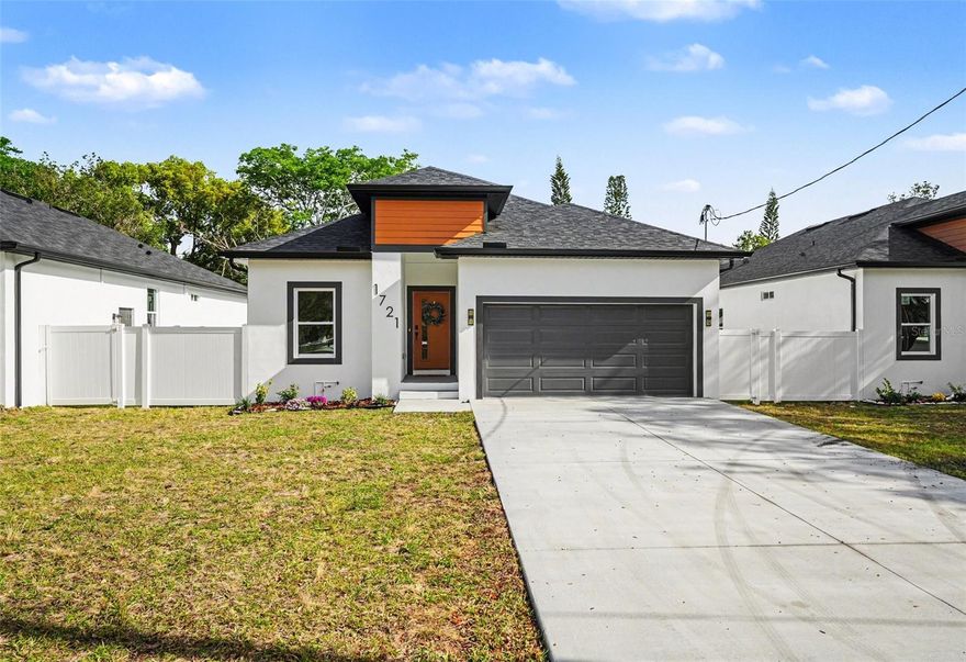 This stunning newly constructed home offers 2,069 square feet of refined living space, ideally situated in a highly sought-after central location. Thoughtfully designed with both comfort and style in mind, the residence features four generously sized bedrooms, two elegantly appointed bathrooms, and a spacious two-car garage. Upon entry, you are greeted by soaring ceilings that enhance the sense of space and light, creating an elegant and open environment throughout.
Refined laminate flooring extends seamlessly across the living areas, complementing the home’s contemporary aesthetic while providing durability and ease of maintenance. The kitchen serves as a true centerpiece, appointed with sleek, modern cabinetry and exquisite quartz countertops—perfectly blending style and functionality for both everyday living and entertaining.
Designed for those who appreciate quality, comfort, and modern elegance, this residence offers an outstanding opportunity to enjoy a beautifully crafted home