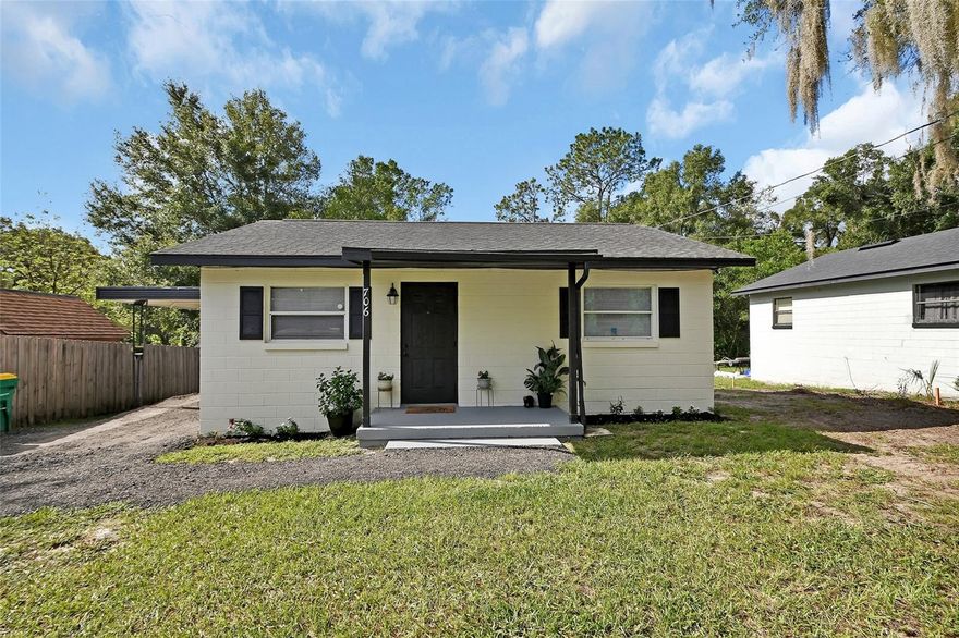 BACK ON MARKET! Buyers financing fell through. Priced BELOW appraisal. Welcome to your beautifully updated new home! This 2-bedroom, 1-bath property is the perfect blend of comfort and convenience, located just minutes from the heart of downtown DeLand. Step inside to discover a completely renovated interior featuring a brand new kitchen with modern appliances, fresh finishes, and stylish updates throughout.

Enjoy morning coffee or evening relaxation on the screened-in back patio, overlooking a spacious backyard with endless possibilities—perfect for entertaining, gardening, or future expansion.

Whether you're a first-time buyer, looking to downsize, or searching for a great investment opportunity, this move-in ready home has tons of potential. Don’t miss your chance to own a slice of DeLand charm!