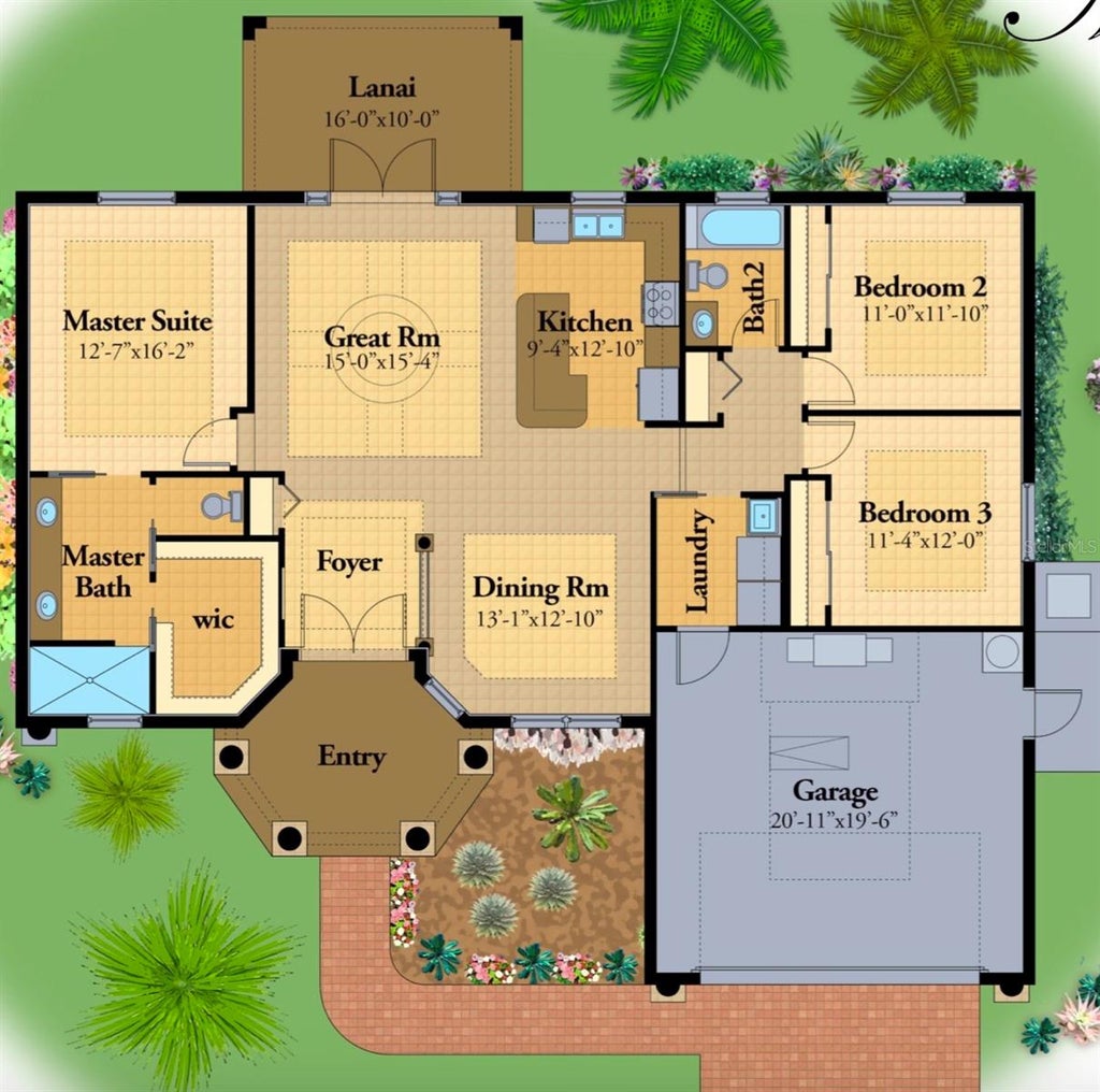 Photo of 4800 Brickell Drive, North Port, FL 34286 (MLS # A4708442)