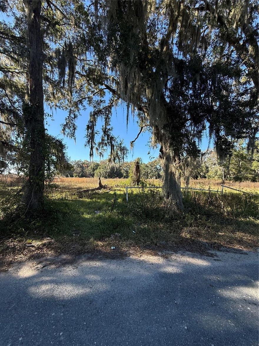 21.07 ACRES, NOT IN A FLOOD ZONE AND ZONED A-1. 2 PARCELS BEING SOLD TOGETHER 12747-004-00 11.01 ACRES AND 12747-004-02 10.07 THAT ARE CONTIGUOUS TO EACH OTHER WITH 417 FEET OF ROAD FRONTAGE. WOULD BE GREAT FOR FARM WITH CUSTOM BUILT BARN AND HOME. WE HAVE A GENERAL CONTRACTOR THAT CAN ACCOMODATE ANY BUILD, BARN,ARENA WITH GGT FOOTING AND FENCING. FOR THOSE PRICES AND  SITE PLAN, PLEASE CONTACT US. JUST OFF OF HIGHWAY 441 WITH PAVED, EASY ACCESS TO BACKROADS TO THE WORLD EQUESTRIAN CENTER BEING 20 MINUTES AWAY!