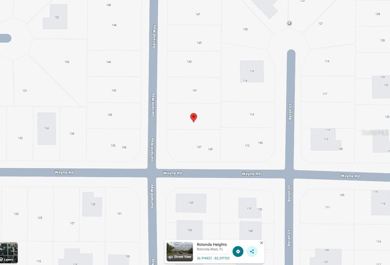 ROTONDA WEST ROTONDA HEIGHTS - Land