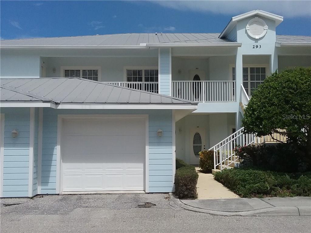 AVAILABLE ANNUAL OR 2026 SEASON. TURNKEY FURNISHED RENTAL! GATED, WATER VIEWS! WATERFRONT COMMUNITY IN OSPREY! 2 Bedroom 2 bath plus den. Den has French doors. Lots of light from this second-floor end unit condo. Front door has disappearing screen for fresh Air. TURNKEY FURNISHED. Completely renovated. NO CARPET. Porcelain tile thru out. Granite counters and high ceilings. Front loading washer & dryer inside unit. Nicely renovated with closet barn doors. Stainless appliances. Detached one car garage immediately in front of condo and plenty of parking. PET OKAY with owner approval and nonrefundable pet fee. Resort style community pool, heated spa, fitness room, tennis courts, reading room, BBQ area with covered bar for guests, community clubhouse with kitchen. Short distance to shores of Little Sarasota Bay, Casey Key, Siesta Key. Fishing pier. Easy commute to shopping, restaurants and more. NO CATS. OWNER HAS ALLERGIES. CALL AGENT FOR MORE INFORMATION. Rentals under 6 months are subject to Sales and Tourist tax(13%). Note that rates are subject to change without notice and reservations are not guaranteed until initial reservation deposit is received.