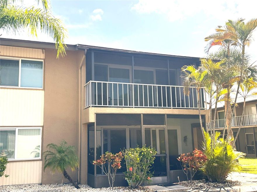 Now available for the 2026 season! Enjoy the charm of lakefront living in this cozy, ground-floor end-unit condo located in the peaceful community of Trinity Village. This nicely furnished residence features a newly renovated kitchen, updated sliding glass doors leading to a screened lanai, and a bright, open layout with a mix of tile and carpet flooring. Relax in the comfortable living space with a large-screen TV, and take advantage of on-site laundry facilities and a heated community pool. Just minutes from the world-renowned Siesta Key Beach, as well as nearby shopping and dining options. Offered at $1,800 a month during the off-season, with a 3-month minimum stay required. $3,000 for season.