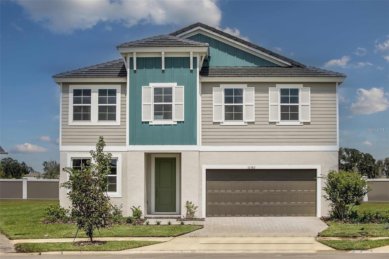 One or more photo(s) has been virtually staged. Under Construction. Welcome to the Lido, an expansive two-story home with 5 bedrooms, 3 bathrooms, and a tandem 3-car garage. The impressive design begins with a bold elevation and professionally designed landscaping that elevates the curb appeal. Step into the foyer and easily access a flex room, perfect for a home office or gym. The extended foyer opens to the designer kitchen, featuring 42” upper cabinets, stunning quartz countertops and new stainless-steel appliances, all overlooking the spacious main living area with luxury vinyl plank flooring. Easily transition to the outdoors through the sliding glass doors and enjoy meals or unwinding on the lanai. Rounding out the first floor is a private bedroom and bathroom, ideal for guests. Upstairs, retreat to the thoughtfully designed owner’s suite, complete with double vanity, a freestanding tub, a semi-frameless walk-in shower with floor to ceiling tile, and an oversized walk-in closet. The second floor also houses three additional bedrooms, a full bathroom, a convenient laundry room, and a versatile recreation space. You’ll find the ultimate blend of luxury and functionality in the Lido.
Find the perfect balance of serene landscapes and modern amenities at Mirada. Homeowners at Mirada enjoy the beach lifestyle in Pasco County with a 15-acre man-made lagoon for swimming, kayaking, paddle boarding, and relaxing. Golf cart paths and spacious sidewalks invite residents to explore opportunities for outdoor recreation, including parks, playgrounds, and nature trails. Stay close to what’s important at Mirada, ideally located 30 minutes from Downtown Tampa and just minutes from Publix. From high-speed action—including super-fast ULTRAFi Wifi--to leisurely strolling or floating, at Mirada you can live life to the fullest.
Images shown are for illustrative purposes only and may differ from actual home.
Completion date subject to change.