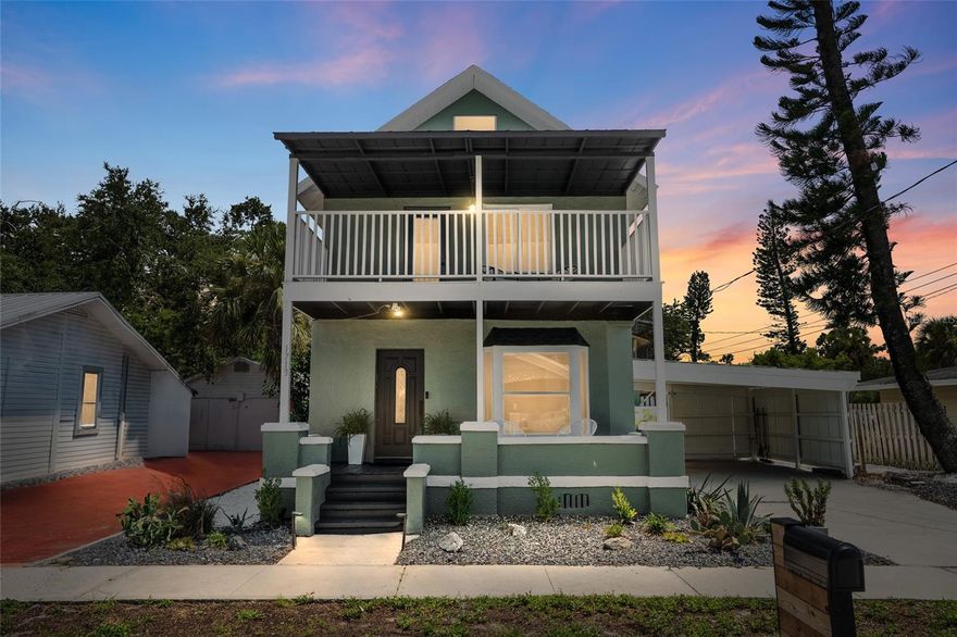 Back on the Market – Motivated Seller!
Step into the charm of historic Bradenton living with this beautifully updated 1911 four-bedroom, three-bath home—a rare blend of vintage character and modern comfort! Just steps from Downtown Bradenton, the Village of the Arts, and the Riverwalk, and only 10 miles to Anna Maria Island’s world-class beaches.
Nearly 2,000 sq. ft. of living space featuring rich architectural details and a chef’s kitchen with granite countertops, stainless steel appliances, a gas range, walk-in pantry/wine cellar, and breakfast bar. The first-floor guest suite doubles perfectly as a private office. Upstairs, find three more bedrooms—one with a spiral staircase loft and balcony—and a luxurious primary suite with spa-style bath and custom walk-in closet.
Major upgrades: new roof (2023), new AC + ductwork (2024), fresh paint (2025), updated landscaping, Hunter Douglas window treatments, and modernized bathrooms. HIGH AND DRY | no flood insurance required!
Walk to coffee, art, dining, and the Saturday Farmers Market, or enjoy a short drive to St. Pete and Tampa. Ideal for families or investors (short-term rentals thrive in this area).
Seller is ready to make a deal — bring your offer today!