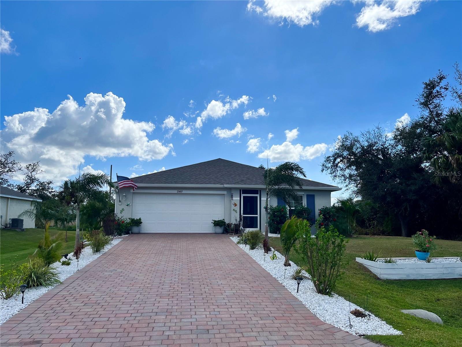 Back on the Market with a Fresh New Price! Don’t miss your chance to own this meticulously maintained 2022-built home in the heart of Port Charlotte. With 3 bedrooms, 2 bathrooms, and 1,367 sq ft of comfortable living space, this home blends modern features with thoughtful touches throughout.
Curb appeal shines with beautiful landscaping, and the fully fenced backyard offers both privacy and charm—complete with decorative plant holders along the fencing and a shed for extra storage. Enjoy your mornings or evenings on the spacious lanai, perfect for relaxing or entertaining.
The home is energy-efficient, thanks to solar panels that keep your electricity bills low year-round. Lovingly cared for by its original owner, the property is in excellent condition and move-in ready.
Schedule your showing today!