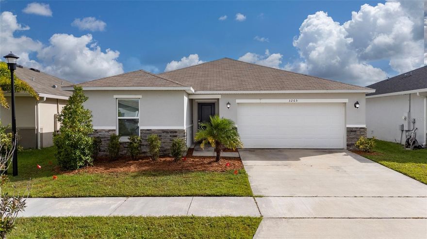 Welcome to Your Home Sweet Home in Kissimmee! Discover this stunning single-family, one-story home, ideally located just minutes from the Hunter’s Creek area, major highways, shopping, dining, and Orlando’s top attractions. This charming residence features 3 spacious bedrooms and 2 full bathrooms, a modern kitchen with elegant finishes, and bright, open living spaces designed for comfort and style. Step outside to enjoy a spectacular patio, perfect for gatherings, barbecues, or simply relaxing in your own private oasis. With high-quality finishes that will make you fall in love, this home is ready to become your Home Sweet Home from day one.
Don’t miss the chance to own a piece of Florida’s finest lifestyle!