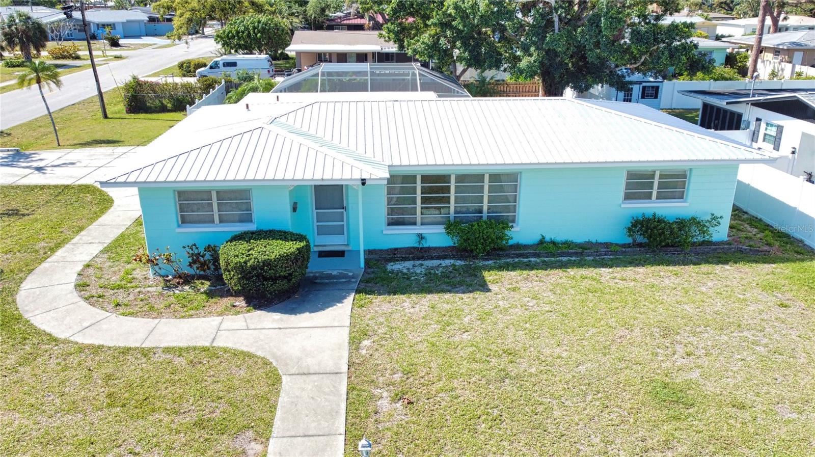 Island of Venice Pool Home – Walk to Beach, Downtown, and Sharky’s on the Pier Live the ultimate Florida lifestyle in this charming 3-bedroom, 2-bath pool home located on a spacious corner lot on the Island of Venice. Just minutes to Venice Beach, historic downtown Venice, the Venice Fishing Pier, and Brohard Paw Park—Sarasota County’s only dog-friendly beach. This turnkey furnished home has a successful history as a seasonal rental, offering immediate income potential or a fantastic opportunity to personalize and make it your own. Inside, you’ll find generously sized bedrooms, a spacious Florida room overlooking the screened-in pool, and classic charm throughout. Recent updates include a new metal roof (2020) and new HVAC system (2020). The layout and lot offer ample space to add a garage, circular driveway, or both. No HOA, not in a flood zone, and packed with possibilities—this home is ideal for full-time living, a winter escape, or a savvy investment property. Don’t miss your chance to own a piece of paradise in one of the most walkable, desirable communities on Florida’s Gulf Coast!